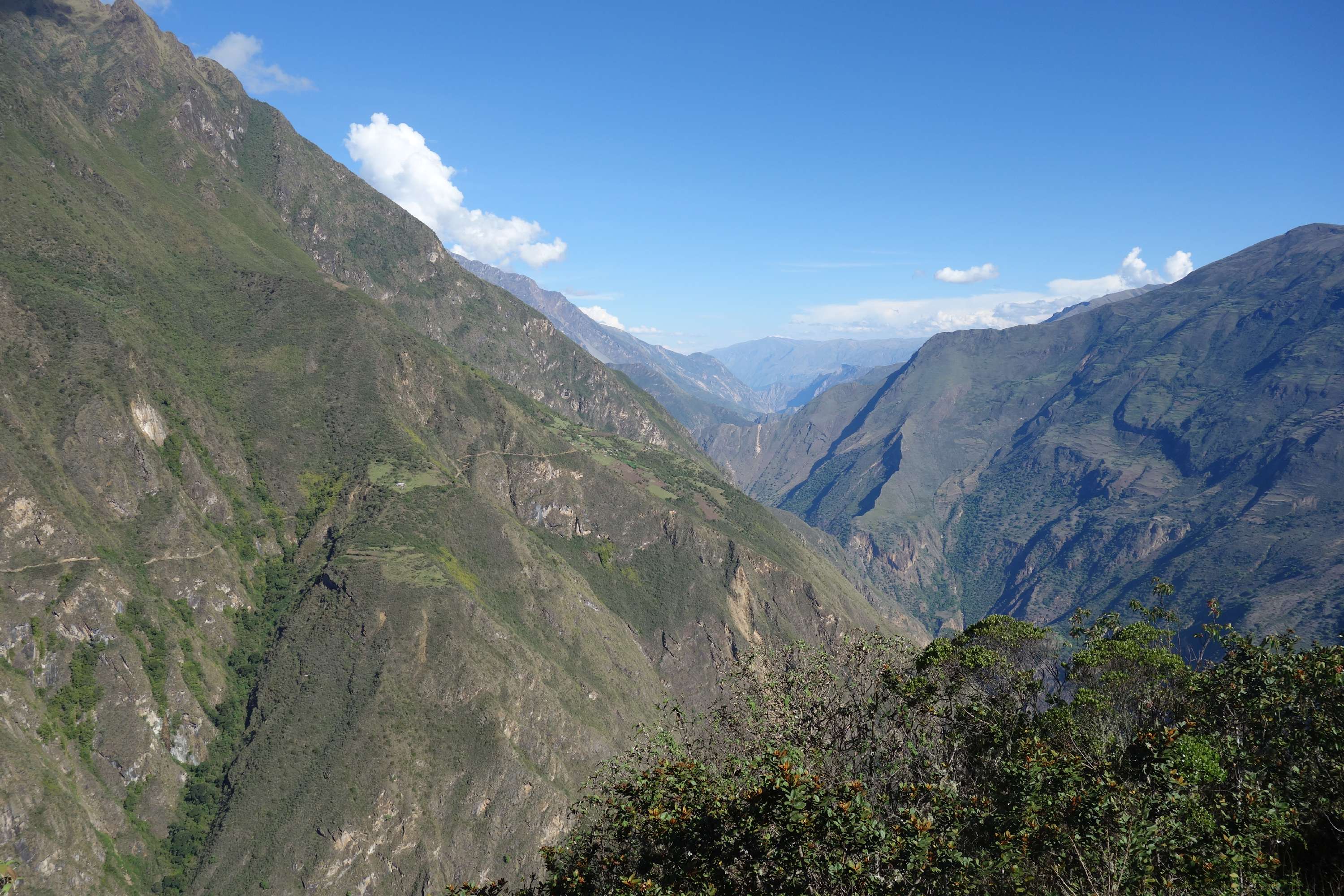 Vue depuis le sommet du Choquequirao