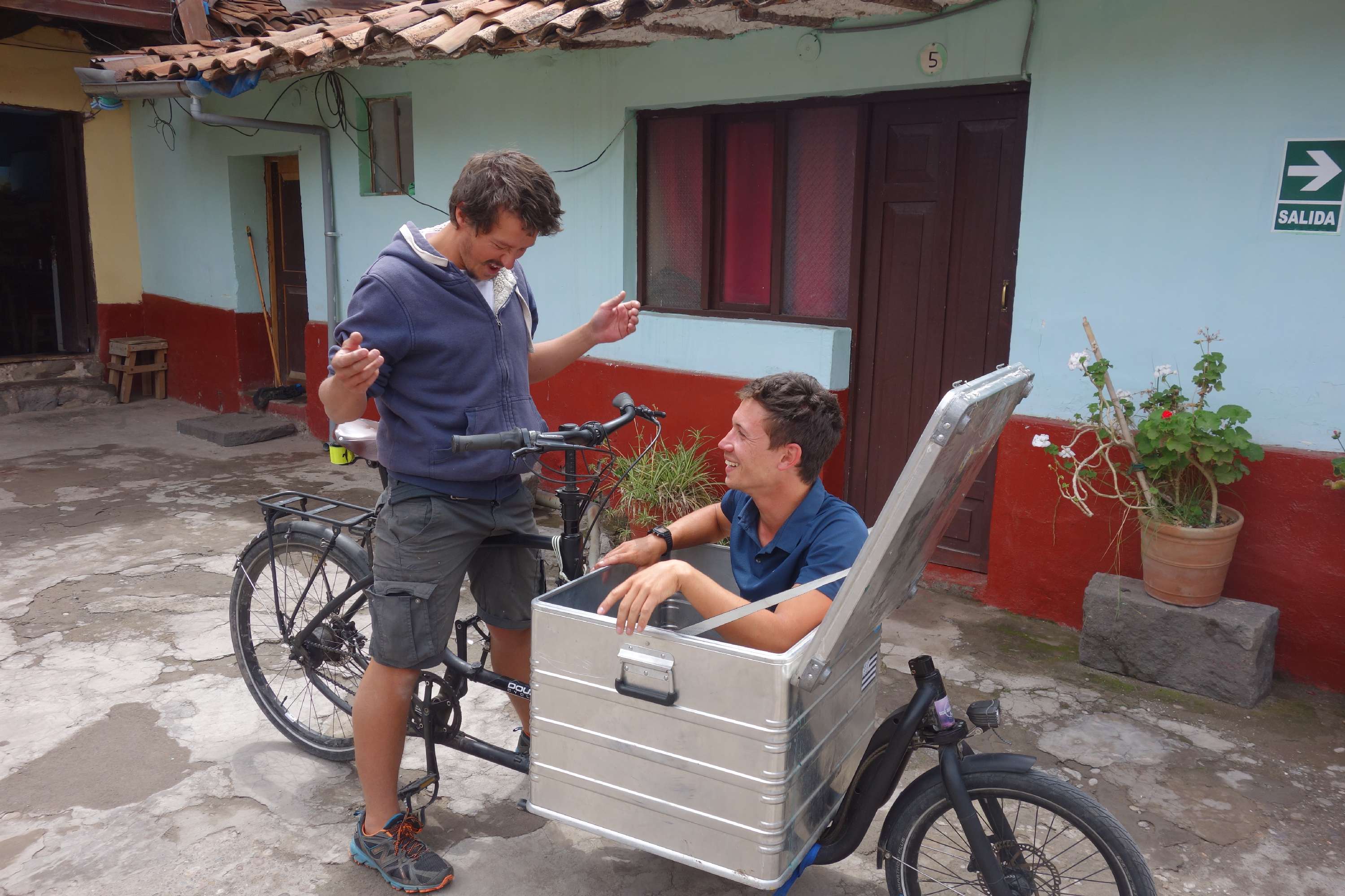 Petit tour en cargo-bike avec Jeremy
